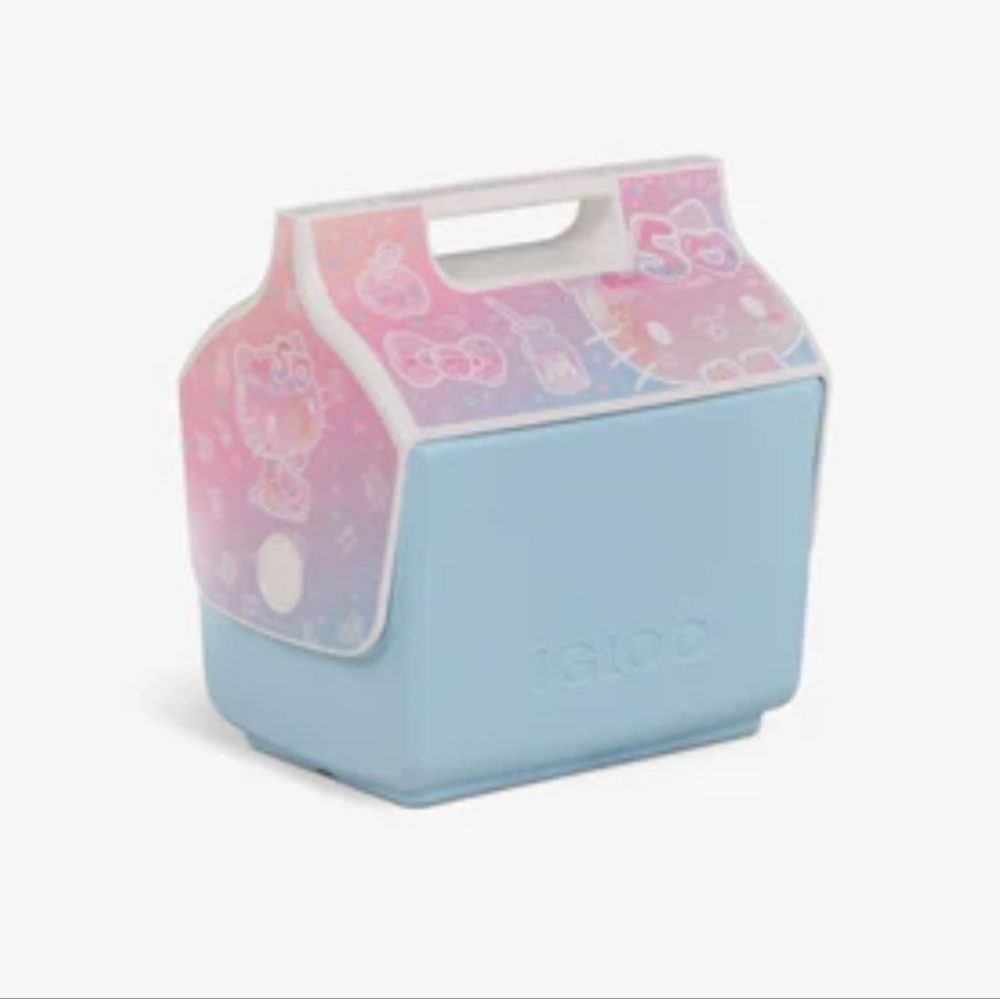 Igloo Blue and Pink Cooler Hello Kitty
